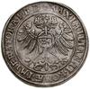 Talar (24 grosze), 1572, mennica Eisleben; Aw: Święty Jerzy na koniu w prawo, przebijający włóczni..