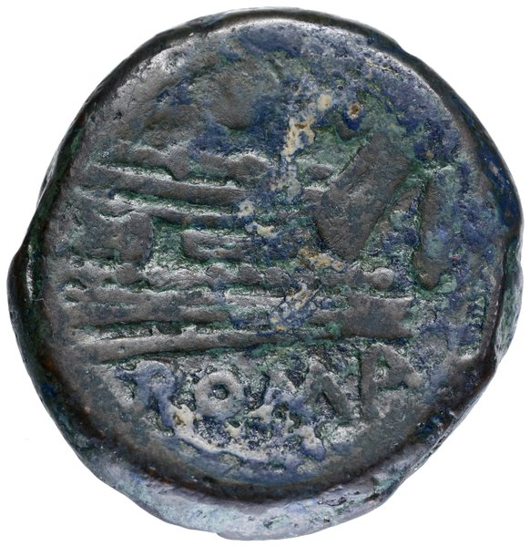 As (aes grave – uncia), 169–158 pne, Rzym; Aw: G