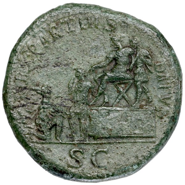 Sestercja, 116–117, Rzym