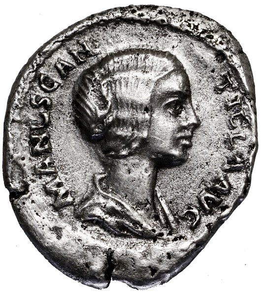 Denar, 193, Rzym; Aw: Popiersie cesarzowej w pra