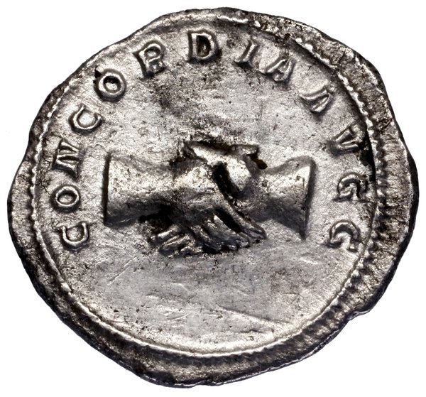 Antoninian, 238, Rzym; Aw: Popiersie cesarza w k
