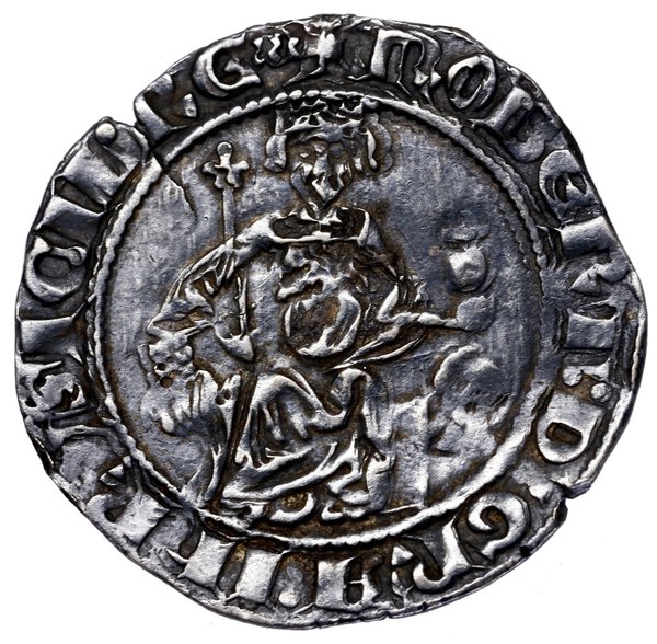 Grosz (gigliato), bez daty (1312–1317), Neapol
