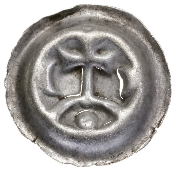 Brakteat, ok. 1277/1278–1287/1288; Krzyż stojący