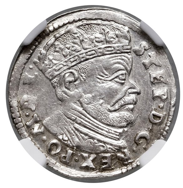 Trojak, 1585, Wilno; odmiana bez herbu Lis na aw