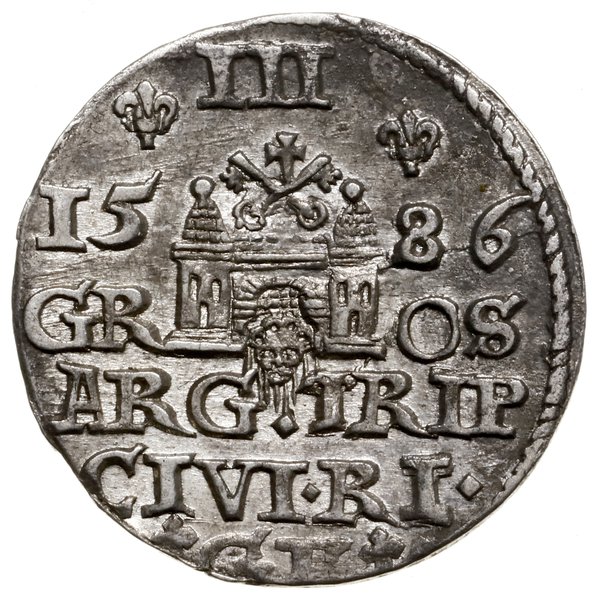 Trojak, 1586, Ryga