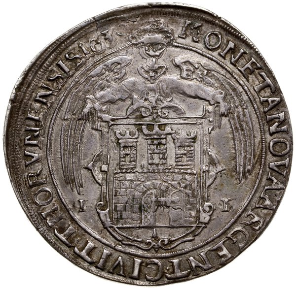 Talar, 1630, Toruń; Aw: Półpostać króla w prawo,