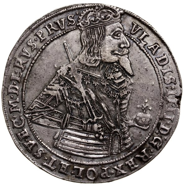 Talar, 1638, Toruń; Aw: Półpostać króla w prawo,