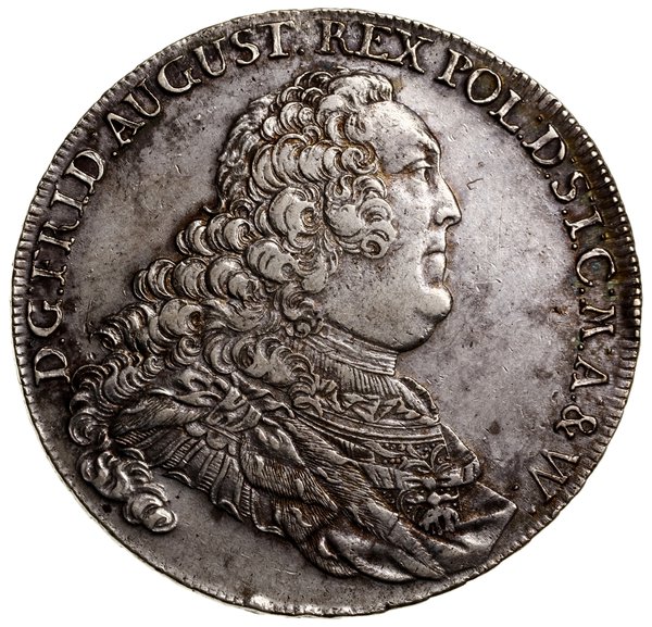 Talar, 1756, Drezno; Aw: Popiersie króla w prawo