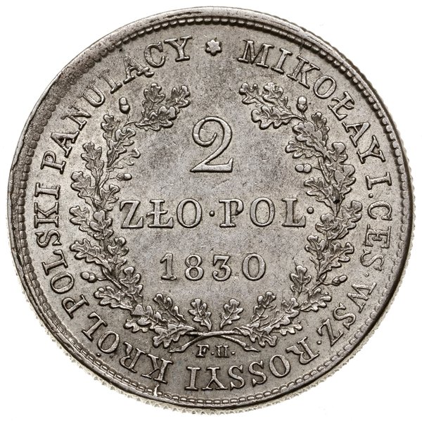 2 złote, 1830 FH, Warszawa; Bitkin 995, H-Cz. 36