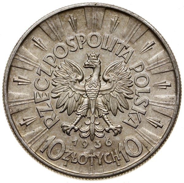 10 złotych, 1936, Warszawa