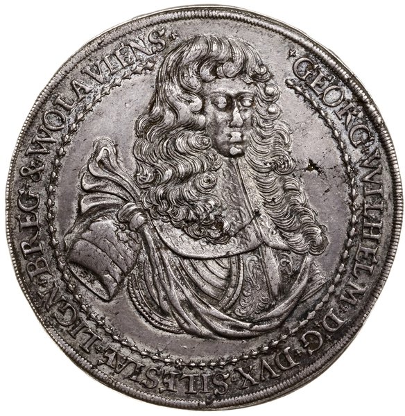 1 1/4 talara pośmiertnego, 1675, Brzeg; Aw: Popi