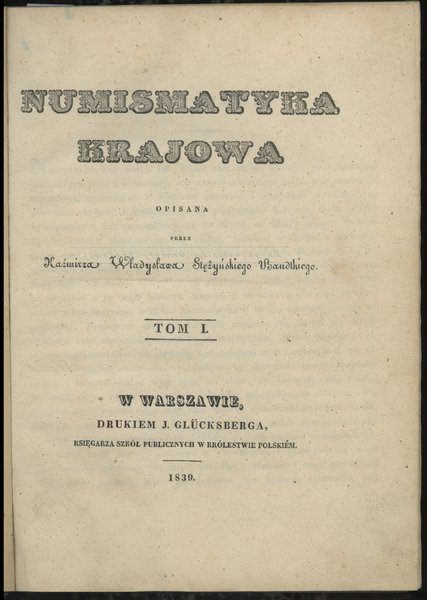 Stężyński Bandtkie Kazimierz Władysław – Numisma