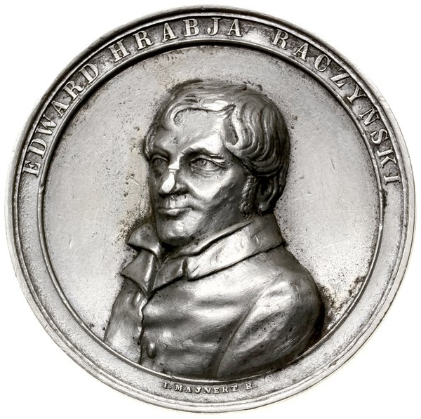 Medal na pamiątkę śmierci Edwarda Raczyńskiego (1786–1845), 1845, Warszawa