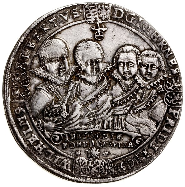 Talar, 1612, Saalfeld; Aw: Półpostacie czterech 