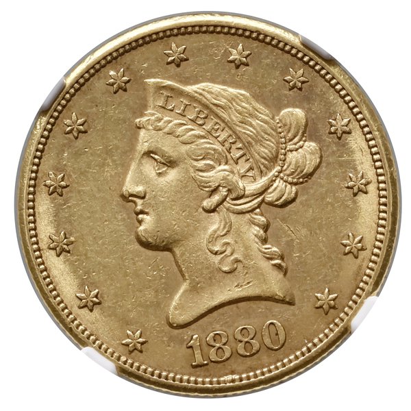 10 dolarów, 1880 CC, Carson City