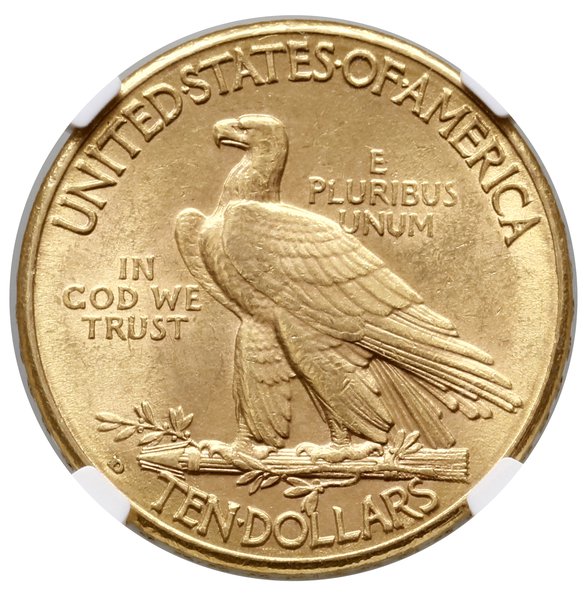 10 dolarów, 1908 D, Denver