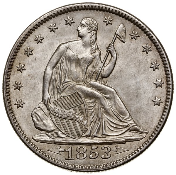 1/2 dolara, 1853, Filadelfia