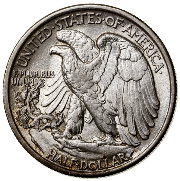 1/2 dolara, 1916, Filadelfia; typ Walking Libert