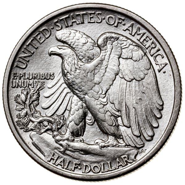 1/2 dolara, 1917 D (obv), Denver
