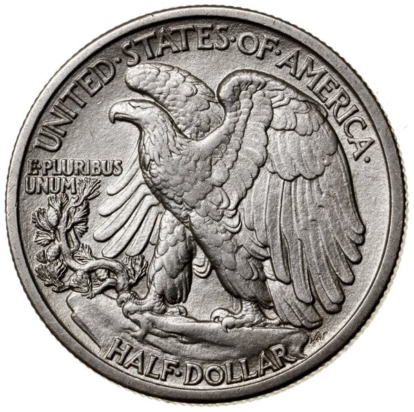 1/2 dolara, 1917 S (obv), San Francisco; typ Wal