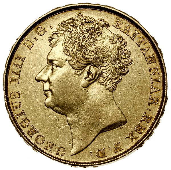 2 funty, 1823, Londyn; Aw: Głowa króla w lewo, G