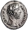Denar pośmiertny, po 161, Rzym; Aw: Głowa cesarz