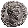 Denar, 166, Rzym; Aw: Głowa cesarza w wieńcu lau
