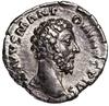 Denar pośmiertny, po 180 roku, Rzym; Aw: Głowa c