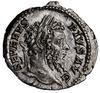 Denar, 202–210, Rzym; Aw: Popiersie cesarza w wieńcu laurowym w prawo, SEVERVS PIVS AVG;  Rw: Roma..