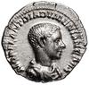 Denar, 218, Rzym; Aw: Popiersie cezara w prawo, 