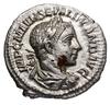 Denar, 223, Rzym; Aw: Popiersie cesarza w wieńcu laurowym w prawo, IMP C M AVR SEV ALEXAND AVG;  R..