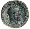 Sestercja, 238, Rzym; Aw: Popiersie cesarza w wieńcu laurowym w prawo, IMP CAES M CLOD PVPIENVS  A..