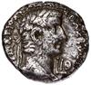 Tetradrachma bilonowa, 32–33 (19 rok panowania), Aleksandria; Aw: Głowa Tyberiusza w wieńcu laurow..