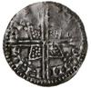 Naśladownictwo denara anglosaskiego typu Long Cross; Aw: Popiersie władcy w lewo, legenda;  Rw: Kr..