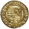 Goldgulden, bez daty (1443), Sybin (węg. Nagyszeben); Aw: Czteropolowa tarcza herbowa, + WLADISLAV..