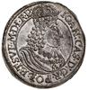 Ort, 1655, Toruń; moneta wykonana stemplami z 1654 roku z widocznie przerobioną datą na stemplu, z..