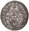 Ort, 1655, Toruń; moneta wykonana stemplami z 1654 roku z widocznie przerobioną datą na stemplu, z..