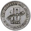 10 marek, 1943, Łódź; wybite na grubym krążku; J