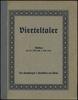 Katalog aukcyjny Leo Hamburger „Vierteltaler Auktion” 30. Juni und 1. Juli 1924 Frankfurt am Main...