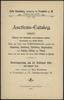 Katalog aukcyjny Sally Rosenberg „John Philipp in Danzig” cz. I. 24 Februar 1904, Frankfurt am Mai..
