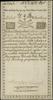 10 złotych polskich, 8.06.1794; seria D, numeracja 37990, widoczny niewielki fragment firmowego  z..