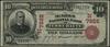 Indiana, Terre Haute, The McKeen National Bank; 10 dolarów, 15.08.1905 (series of 1902);  numeracj..