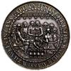 Medal na pamiątkę ślubu i cudu w Kanie Galilejskiej, II poł. XVII w., autorstwa Jana Höhna, Gdańsk..