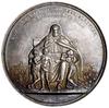 Medal na pamiątkę chrztu, ok. 1850, projektu Józefa Herknera; Aw: Bóg na tronie, przy nim trójka d..