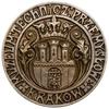 Medal nagrodowy Muzeum Techniczno-Przemysłowego, 1914, projektu Henryka Kunzka; Aw: Herb Krakowa, ..