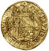 doble excelente (dwudukat), bez daty (ok. 1497), Granada; Aw: Popiersia władców naprzeciw siebie, ..