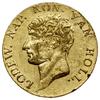 Dukat, 1809, Utrecht; Delmonte 1180, Fr. 322, Schulman 132; złoto, 3.48 g; minimalne zacięcie na o..
