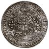 Talar, 1600, Andreasberg; Aw: Wielopolowa tarcza herbowa, nad którą pięć hełmów z labrami i klejno..