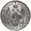 Rubel, 1850 СПБ ПА, Petersburg; św. Jerzy bez płaszcza; Adrianov 1850г, Bitkin 225, Uzdenikow 1678..