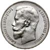 Rubel, 1897 (А•Г), Petersburg; Bitkin 41, Kazakov 76, Uzdenikow 2077; moneta miejscowo przetarta, ..